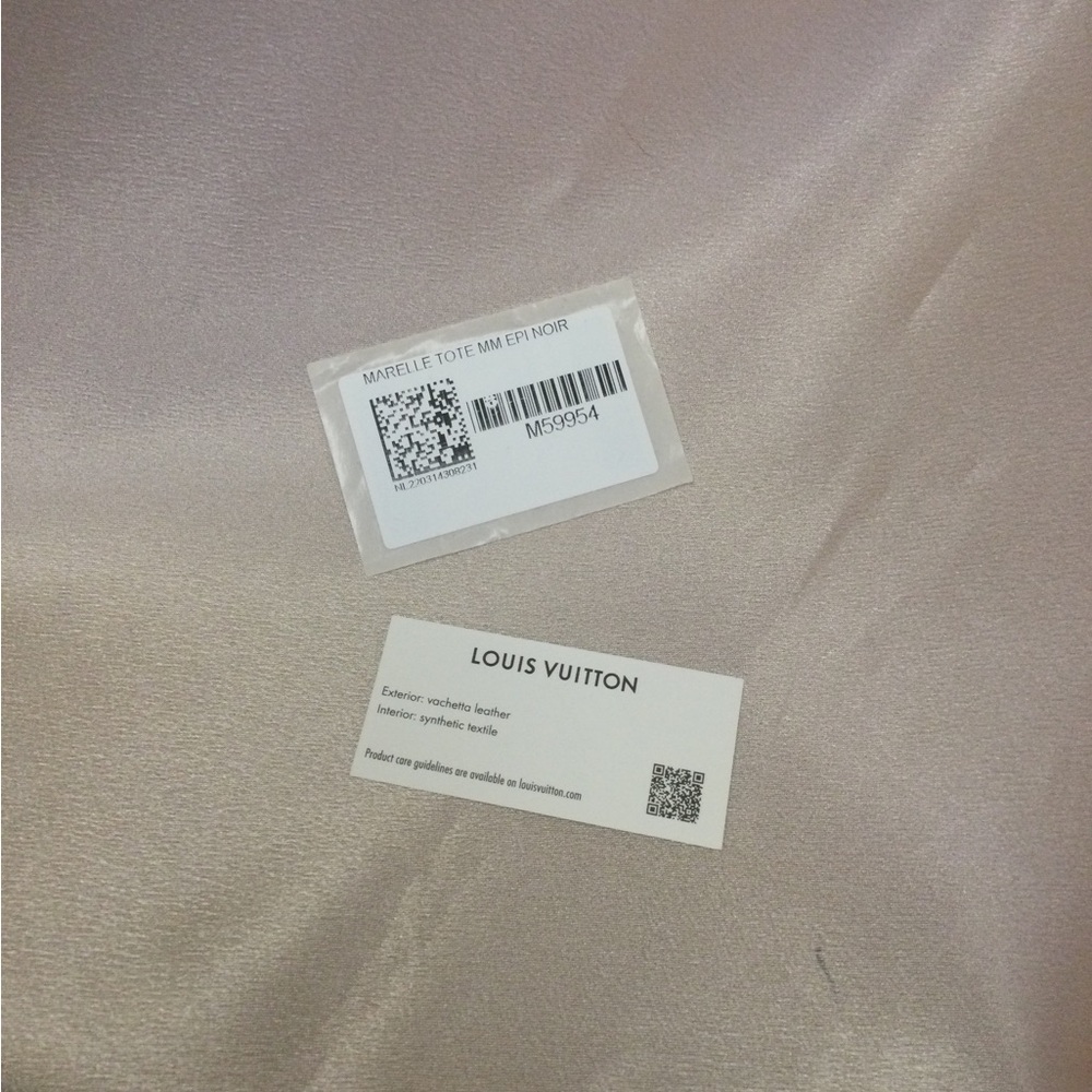 LOUIS VUITTON MARELLE TOTE MM EPI NOIR, NWOT - Picture 6 of 10